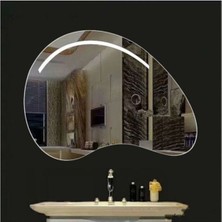 80  cm  Ledli Banyo Aynası-Konsol Makyaj Aynası