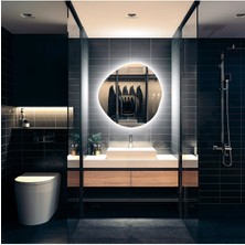 60  cm  Ledli Banyo Aynası-Konsol Makyaj Aynası