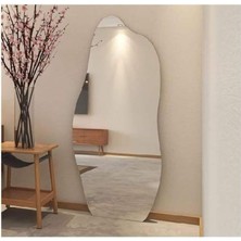 200  cm  Asimetrik Duvar Boy Aynası - Konsol Üstü Salon Dekorasyon AYNASI-114
