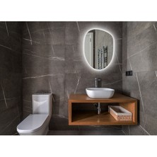 80  cm  Ledli Banyo Aynası-Konsol Makyaj Aynası