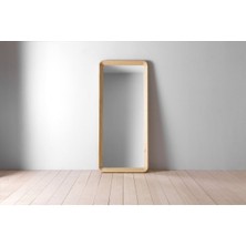 190  cm  Dekoratif Duvar Boy Aynası-Doğal Ahşap Masif Çerçeveli(Özelleştirilebilir)-79