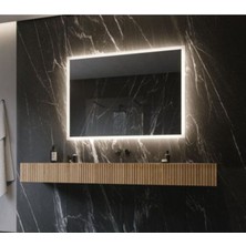 90  cm  Ledli Banyo Aynası-Konsol Makyaj Aynası