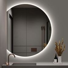 80  cm  Ledli Banyo Aynası-Konsol Makyaj Aynası