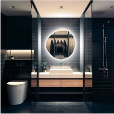 100  cm  Ledli Banyo Aynası-Konsol Makyaj Aynası