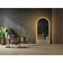 160  cm  Ledli Dekoratif Duvar Boy Aynası