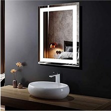 80  cm  Ledli Banyo Aynası-Konsol Makyaj Aynası