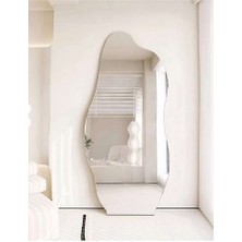 170  cm  Asimetrik Duvar Boy Aynası - Konsol Üstü Salon Dekorasyon Aynası-84