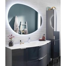 90  cm  Ledli Banyo Aynası-Konsol Makyaj Aynası