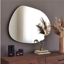 160  cm  Asimetrik Duvar Dekorasyon Aynası - Konsol Üstü Salon Dekorasyon AYNASI-437