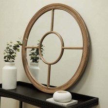 90  cm  Dekoratif Tasarım Ahşap Konsol Üstü Duvar Aynası - Pinterest Duvar Dekor Aynası - 45