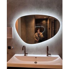 80  cm  Ledli Banyo Aynası-Konsol Makyaj Aynası