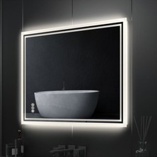 90  cm  Ledli Banyo Aynası-Konsol Makyaj Aynası