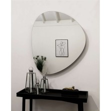 130  cm  Asimetrik Duvar Dekorasyon Aynası - Konsol Üstü Salon Dekorasyon AYNASI-830