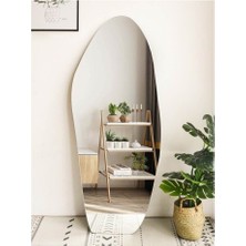 170  cm  Asimetrik Duvar Boy Aynası - Konsol Üstü Salon Dekorasyon AYNASI-390