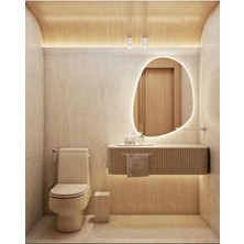 80  cm  Ledli Banyo Aynası-Konsol Makyaj Aynası