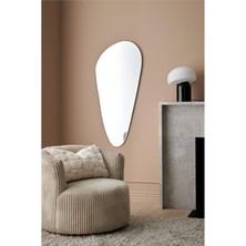 180  cm  Asimetrik Duvar Boy Aynası - Konsol Üstü Salon Dekorasyon AYNASI-283