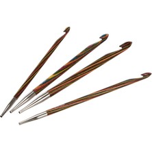 Balım Hobi Knitpro Symfonie Değiştirilebilir Tunus Tığ Seti - 20735 + Ahşap Şiş Ölçer