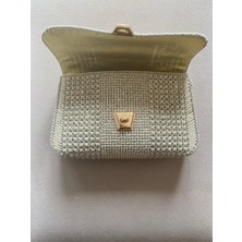 Handmade Örgü Kanvas El Çantası