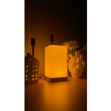 Dekoratif Retro Gece Lamba Masa Lambası Baş Ucu Konsol Çiçeklik Lamba
