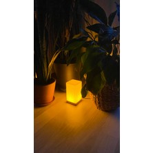 Dekoratif Retro Gece Lamba Masa Lambası Baş Ucu Konsol Çiçeklik Lamba