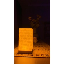 Dekoratif Retro Gece Lamba Masa Lambası Baş Ucu Konsol Çiçeklik Lamba