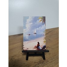 2 Adet Yelkenli ve Deniz Mini Tablo