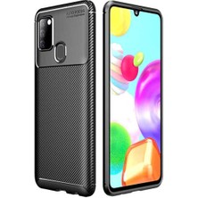 Ermer Samsung Galaxy A21S Uyumlu Karbon Görünümlü Premium Dayanıklı ve Ince Kılıf