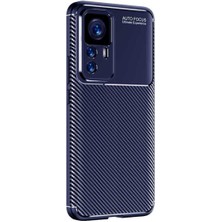 Ermer Xiaomi Mi 12T Uyumlu Karbon Görünümlü Premium Dayanıklı ve Ince Kılıf