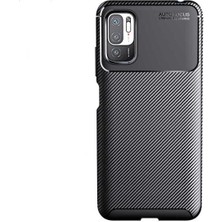 Ermer Xiaomi Redmi Note 10 5g Uyumlu Karbon Görünümlü Premium Dayanıklı ve Ince Kılıf