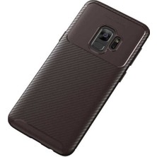 Ermer Samsung Galaxy S9 Uyumlu Karbon Görünümlü Premium Dayanıklı ve Ince Kılıf