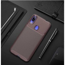 Ermer Xiaomi Redmi Note 7 Uyumlu Karbon Görünümlü Premium Dayanıklı ve Ince Kılıf