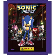 Panini Sonic Prime Sticker Çıkartma Koleksiyonu 3 Paket (15 Adet Sticker)