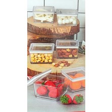 6 Lı Kahvaltılık Vakumlu Kapaklı