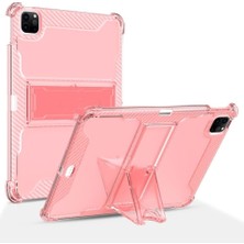 MobaxAksesuar Apple iPad Pro 11 1/2/3/4. Nesil Kılıf Kalem Bölemli Standlı Darbelere Dayanıklı Şeffaf Kapak