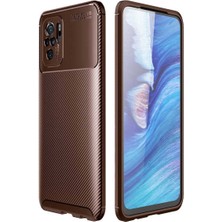 Ermer Xiaomi Poco M5S Uyumlu Karbon Görünümlü Premium Dayanıklı ve Ince Kılıf