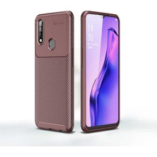 Ermer Oppo A31 Uyumlu Karbon Görünümlü Premium Dayanıklı ve Ince Kılıf