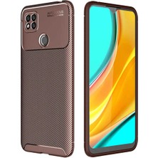 Ermer Xiaomi Redmi 9c Uyumlu Karbon Görünümlü Premium Dayanıklı ve Ince Kılıf