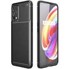 Ermer Realme 7 Pro Uyumlu Karbon Görünümlü Premium Dayanıklı ve Ince Kılıf