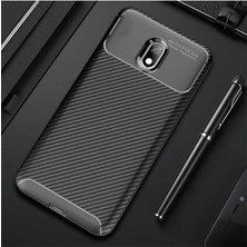 Ermer Xiaomi Redmi 8A Uyumlu Karbon Görünümlü Premium Dayanıklı ve Ince Kılıf