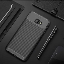 Ermer Samsung Galaxy J4 Plus Uyumlu Karbon Görünümlü Premium Dayanıklı ve Ince Kılıf