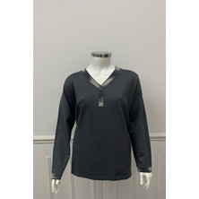 4825 Belgin Triko Bluz Battal