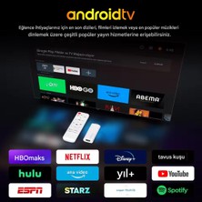 H313 Mini 4K Tv Stick Android 14 Akıllı Tv Kutusu 2GB+16GB Wifi 6 Google Sesli Komut Netflix Bluetooth Kumanda