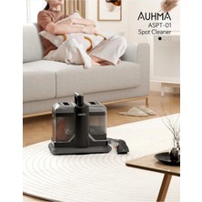 Auhma Koltuk ve Halı Yıkama Makinesi 2 Başlıklı Leke Çıkarıcı 450 Watt Siyah