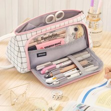 Bundle Island Oxford Kumaş Geniş Kapasiteli Kalem/makyaj Çantası AD156