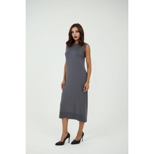 4207 Fame Triko Kolsuz Elbise