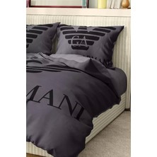Marka Nevresim Takımı Çift Kişilik Pamuklu Saten Kumaş 6 Parça 3D Dijital Baskı Duvet Cover Set Model No:1