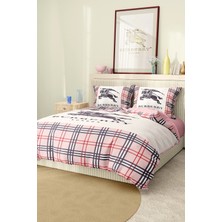 Marka Nevresim Takımı Çift Kişilik Pamuklu Saten Kumaş 6 Parça 3D Dijital Baskı Duvet Cover Set Model No:11