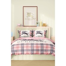 Marka Nevresim Takımı Çift Kişilik Pamuklu Saten Kumaş 6 Parça 3D Dijital Baskı Duvet Cover Set Model No:11