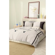 Marka Nevresim Takımı Çift Kişilik Pamuklu Saten Kumaş 6 Parça 3D Dijital Baskı Duvet Cover Set Model No:9