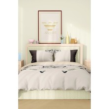 Marka Nevresim Takımı Çift Kişilik Pamuklu Saten Kumaş 6 Parça 3D Dijital Baskı Duvet Cover Set Model No:9